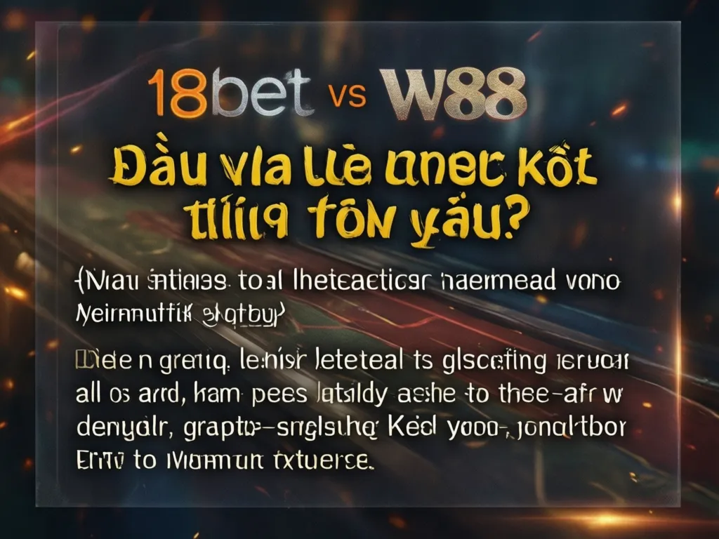 So sánh 18bet và W88